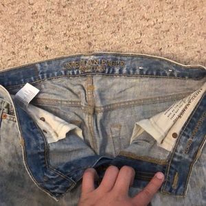American eagle acid wash original bootcut jeans